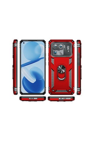 Xiaomi Mi 11 Ultra Kılıf Zore Vega Kapak Mavi