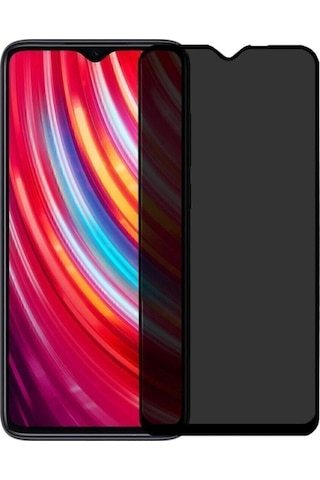 Xiaomi Redmi Note 8 Pro Gizlilik Filtreli Privacy Mat Seramik Hayalet Ekran Koruyucu Yandan Görünmez