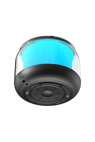 Magicvoice S-300 Şeffaf Camlı Renkli 5 W Taşınabilir Bluetooth Hoparlör