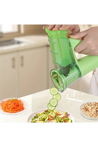 Xuweiwei Mor Çok Fonksiyonlu Elektrikli El Tipi Sebze Dograyici Dilimleyici Usb Sarjli Paslanmaz Celik Bicaklar Abs Mor