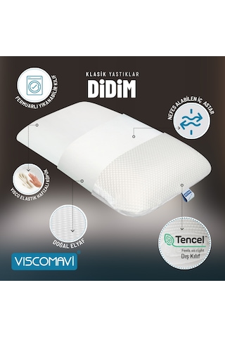 Viscomavi Didim Tombul Klasik Visco Yastık