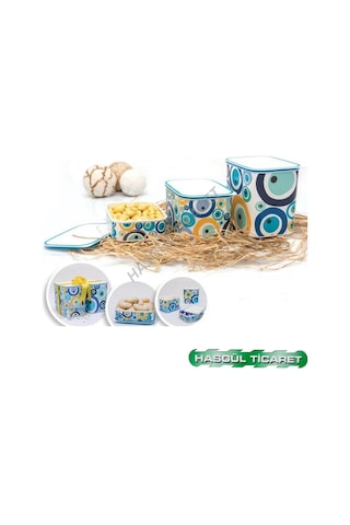 Tupperware Su Nazar Set 3'Lü Saklama Kabı Hsgl N1143489 Çok Renkli