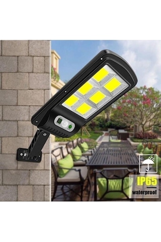 Solar Güneş Enerjili Led Bahçe Aydınlatması 3 Modlu Hareket Sensörlü Duvar Lambası 122solarled Çok Renkli