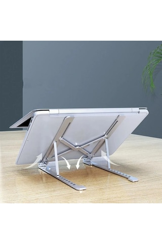 JX-18 Apple Uyumlu MacBook Notebook Katlanabilir Taşınabilir Laptop Stand