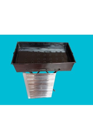 60x35 Katlanabilir Ayaklı- Emaye Gövde-krom Çelik Izgaralı Mangal