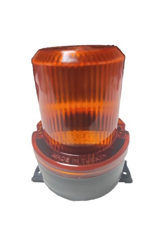 Tepe Lambası Flaş Çakarlı Ledli Turuncu Işık 12-36 Volt