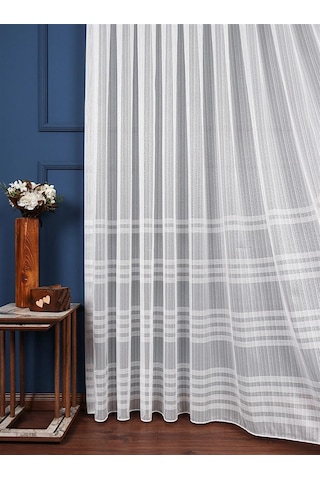 Arben 4 Sıra Bantlı Tül Perde / Ölçünüze Özel Dikim