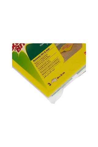 Scotch Brite Genel Kullanım Amaçlı Renkli Bez 3 Adet Sarı/Pembe/Mavi