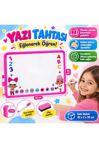Ren.ga.renk 7589 El Tipi Yazı Tahtası Çıtalı Rengaren Çok Renkli