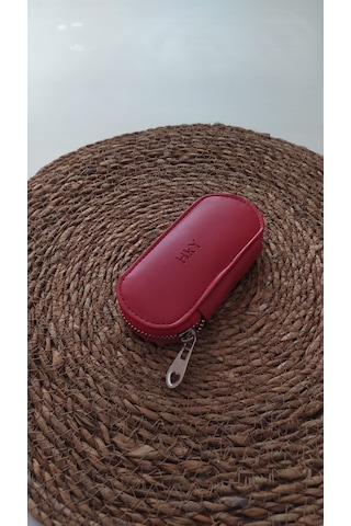 Hky Yüksek Kalite Unisex Anahtarlık Kırmızı + Çakmak