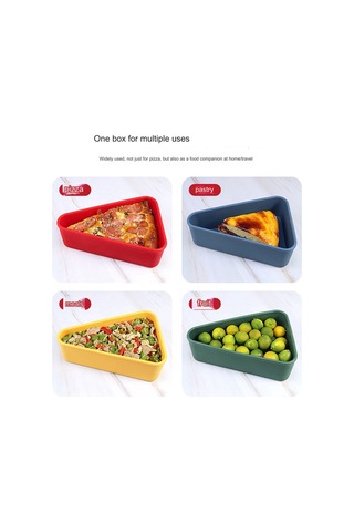 Xurunkeji Pizza Artan Saklama Kabı, Yeniden Kullanılabilir Pizza Silikon Kabı, Silikon Gıda Kabı, D Kremsi Beyaz Ve Sarı