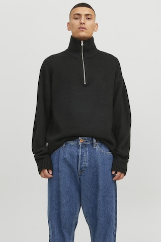 Jack & Jones Erkek Kazak 12241817 Siyah Siyah