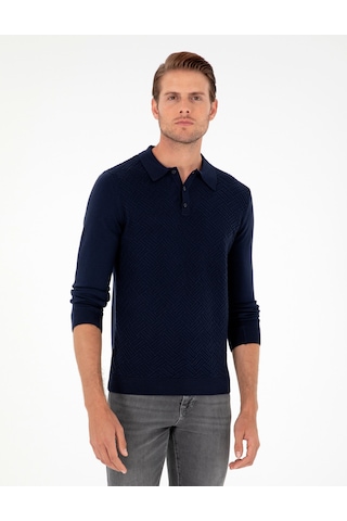 Pierre Cardin Erkek Lacivert Kazak /triko 50300521-vr033 Lacivert