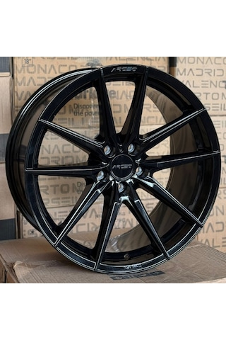 5 112 19 8.5-9.5 Et30-37 Ch73.1 Ön Arka Gloss Black Arceo Monaco