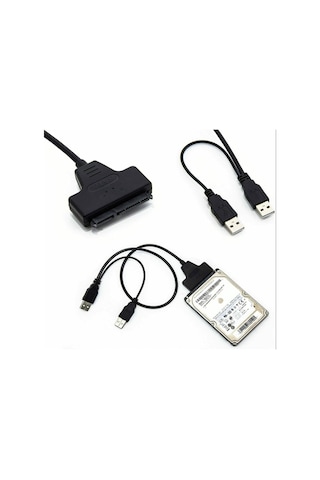 Concord C-585 Usb 2.0 - Sata 2.5 / 3.5 Hdd Ssd Sürücü Okuyucu Harici Sabit Disk İçin Kablo Adaptör 28 CM