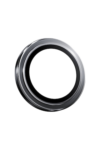 Apple Uyumlu iPhone 16 Pro Benks Metal Kamera Lens Koruyucu Parlama Önleyici Glass Warrior Gümüş