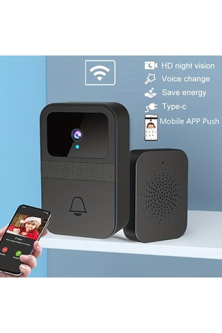 Sightzer D9 Kablosuz Görüntülü Kapı Zili Hd 1080p Akıllı Kapı Zili Kamera Kablosuz Kapı Zili Kamera Tycu09tj1n1