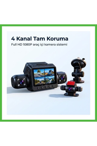 Vaveni 9720 Araç Kamerası 4 Kamerali Arz