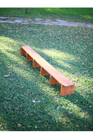 Mandu Ahşap Denge Platformu Denge Tahtası Ahşap Rengi