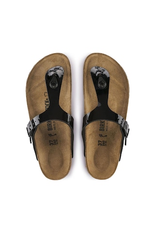 Birkenstock Gızeh Bf Patent Parmak Arası Terlik 043661 043661 Siy Siyah