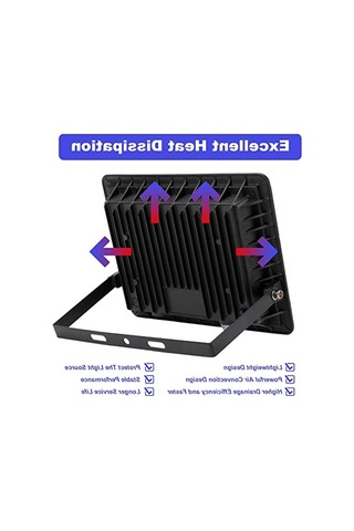 Dış Mekan İçin 30w Led Spot Lambası, 3000lm Aydınlatma Gücü 10 Parça Siyah