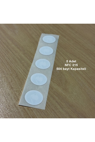 Beyaz Nfc Etiket Ntag215 25mm - 5 Adet - Bisiparisver Beyaz Nfc Etiket Ntag215 25mm - 5 Adet - Bisiparisver