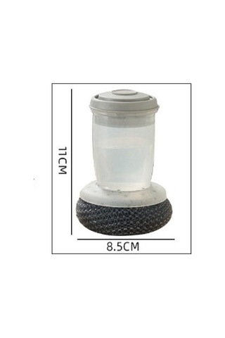 River World Bulaşık İçin Telli Yıkama Fırçası Deterjan Hazneli