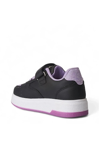 Nese Shoes Figürlü Baskılı Kız Çocuk Spor Ayakkabısı Sneaker Dar Kalıp 1 Numara Büyük Alınız Mor