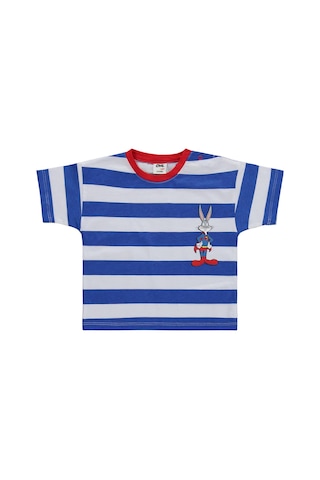 Civil Baby Super Rabbit Baskılı 6-18 Ay Takım - Mavi Saks Mavi