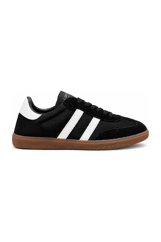 Lufian 121230066 Lenora Deri Unisex Sneaker Ayakkabı Siyah