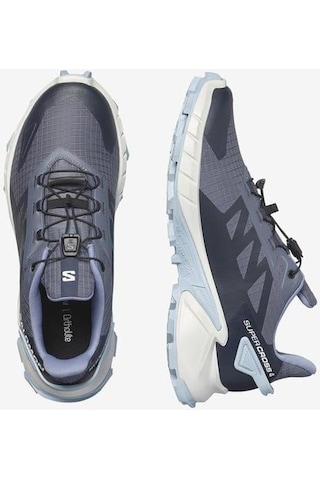 Salomon Supercross 4 W L474617 Kadın Outdoor Ayakkabı - Mavi Mavi