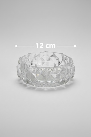 Cam Kare Küllük 12 Cm Modern Dekoratif Aksesuar