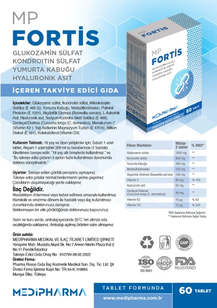 Medipharma Mp Fortis 60 Tablet