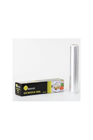 Alüminyum Folyo 45 Cm X 2500 Gr 14 Mic Kutulu Gıda Uyumlu 9 Adet Koli