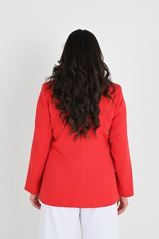Kadın Astarlı Büyük Beden Blazer Ceket 0101-1 001