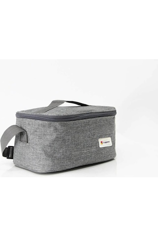 Termoslu Beslenme Çantası Gri