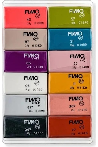 Fimo Moda Renkler 12 li Set 12x25 gr - 8023C12-5