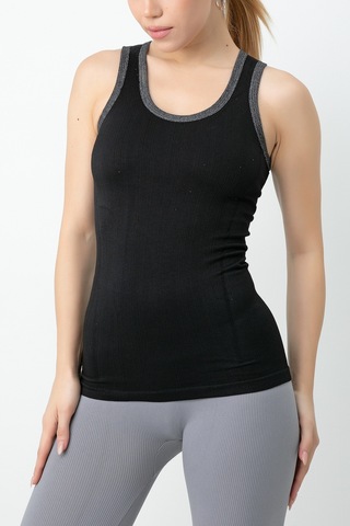 Gigotto Kadın Seamless Fitilli Atlet 001