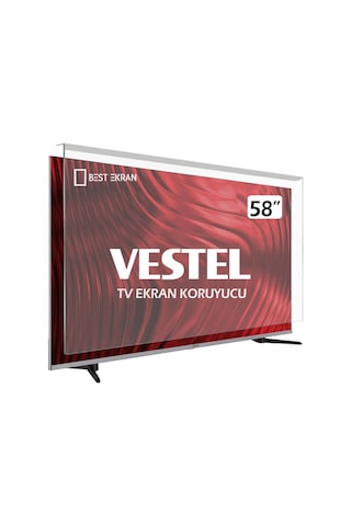 Vestel Uyumlu 58u9500 Tv Ekran Koruyucu - 58" İnç 146 Kırılmaz