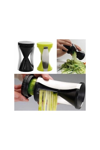 Esareticaret Slicer Spiral Sebze Doğrayıcı, Jülyen Kesme Aleti, Siyah Diğer