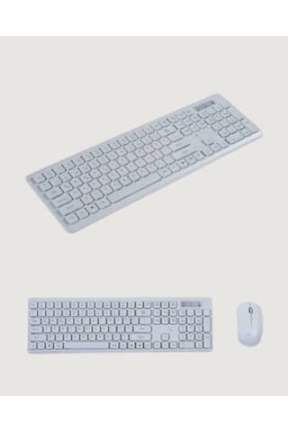 Tam Boy Kablosuz Klavye Mouse Seti - Gelişmiş Bağlantı Ve Sessiz Performans Lazer