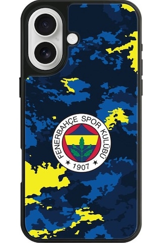 X Dekomus Lisanslı Fenerbahçe Apple iPhone Uyumlu 16 Army Premium Telefon Kılıfı "dekomus Cep Defteri "