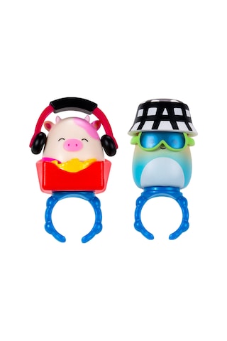 Squish-a-longs 14 Figür + Yüzük Set Seri 3 Al0031