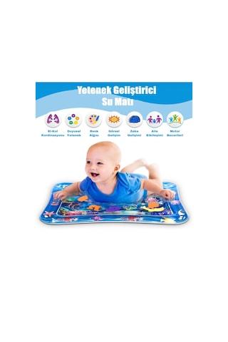 Babydoor Bebek Su Oyun Matı Tummy Time Karın Üstü Aktivite Zamanı Unisex