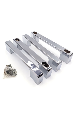 Ayrıntıshop Duşakabin Cam Kapı 2 Kapılık Kulp 14cm-15cm-16cm Lik Krom