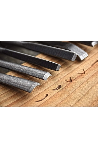 Ahşap Oyma Seti 12 Parça İskarpela Takımı