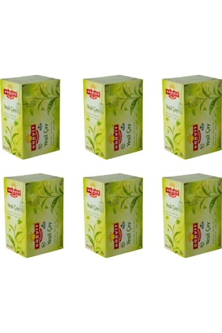 Günvit Yeşil Çay Bardak Poşet 6 x 20'li