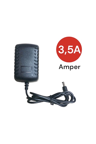 Tek-iş Fişli Şerit Led Güvenlik Kamerası Adaptörü Trafosu Güç Kaynağı 12 Volt 3.5 Amper Dönüştürücü