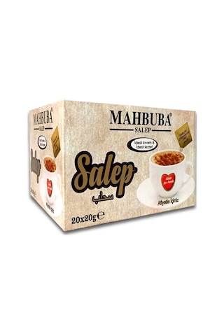 Mahbuba Salep Toz Sahlep Tarçınlı 20x20gr