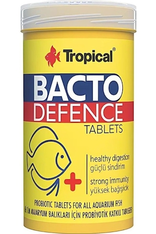 Tropical Bacto Defence Tablets 50 Adet Açık Tropical Bacto Defence Tablets 50 Adet Açık